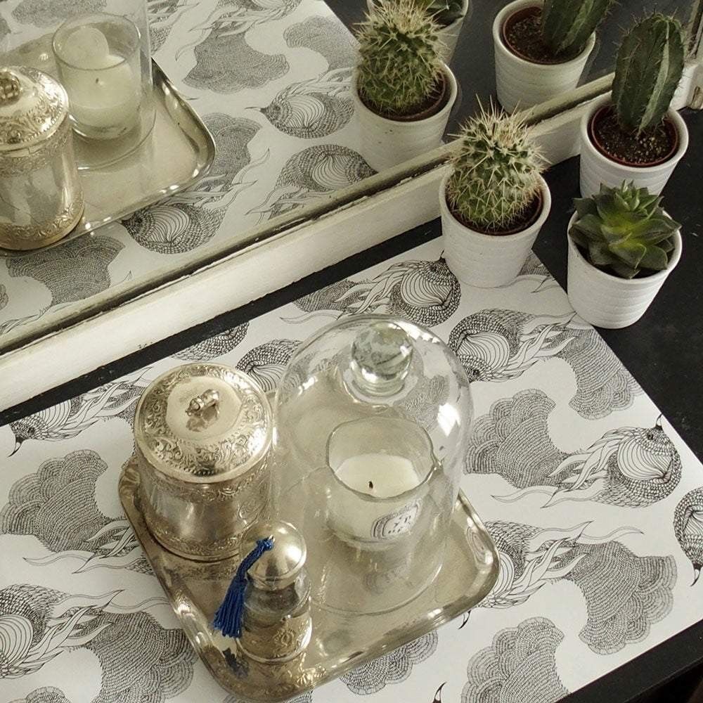 Sets de table en papier Oiseaux