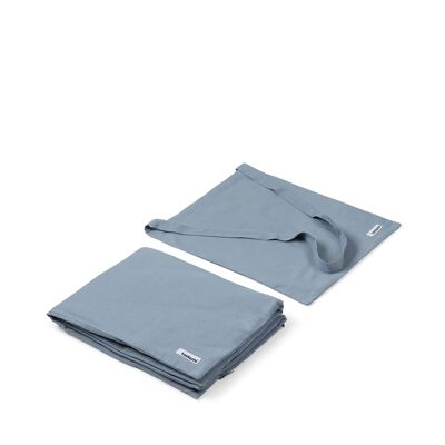 Bettdecke mit Tasche Verblasstes Blau 80x60 cm