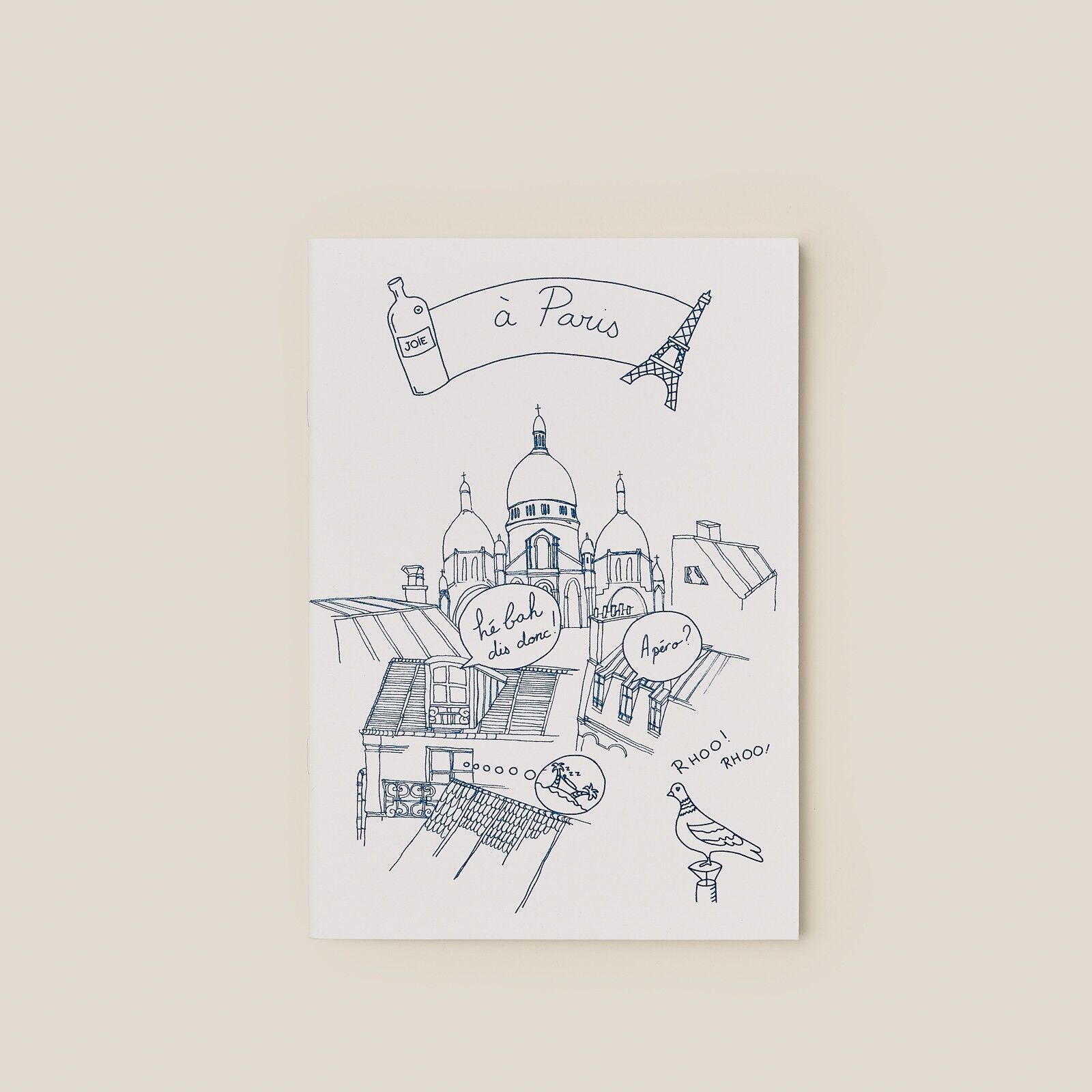 Liniertes A5-Notizbuch Atelier Mouti x Britney Pompadour