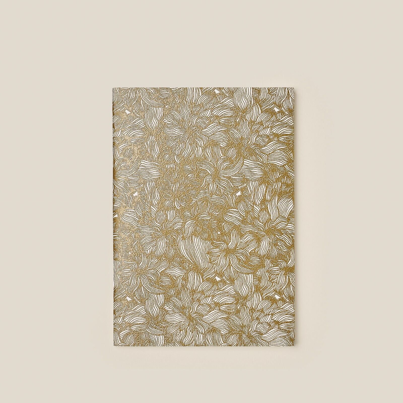 Liniertes A5-Notizbuch Elephant Skin Gold