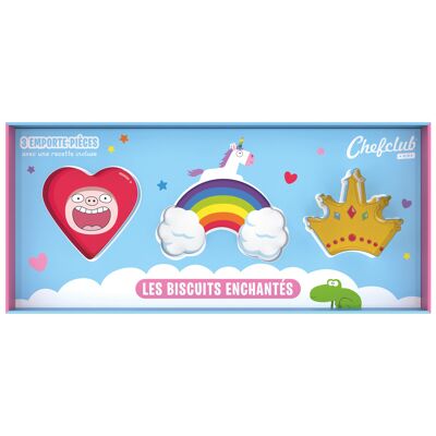 Cortadores de galletas - Galletas encantadas - Versión en francés