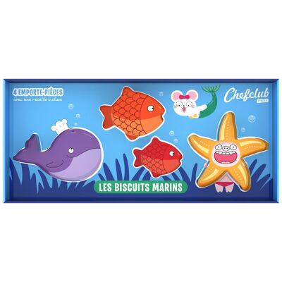 Cortadores de galletas - Galletas marinas - Versión en francés