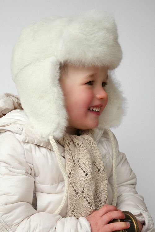 Alpaca Fur Baby Trapper Hat - Made to Order