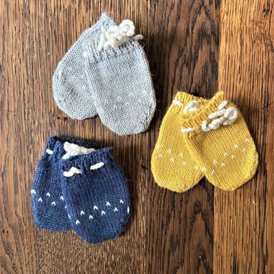 Alpaca Baby Mitts (Newborn)