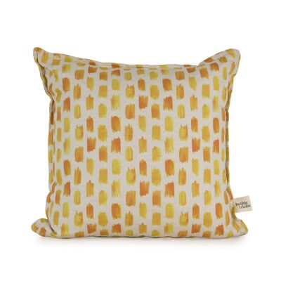 Scatter Cushions - Brushstroke - Saffron Inky Spots
