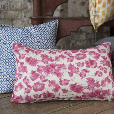 Lumbar Cushions - Small - Brushstroke - Radish