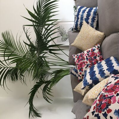 Small Waves Cushions - Inky Blue Cover only