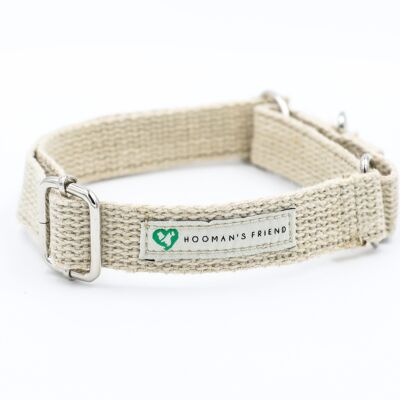 Collar de perro de cáñamo Martingale | naturales | Ecológico | Medio