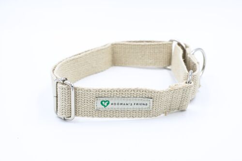 Martingale Hemp Dog Collar | Natural | Eco friendly | Large