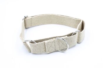 Collier de chien en chanvre martingale | Naturel | Écologique | Grande 2