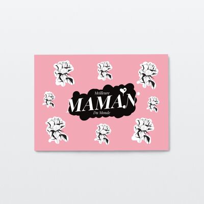 MEILLEURE MAMAN : Carte Fête des Mères Mothers' Day Gift