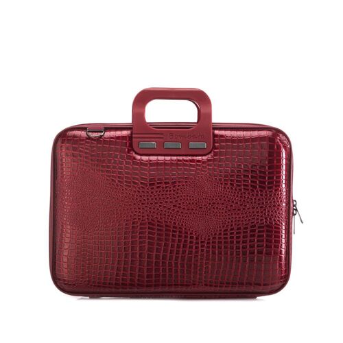 Bolsa Bombata Shiny Cocco 15,6” Burgundy + B00020