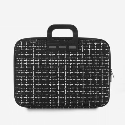 Bolsa Bombata Tweed 15,6" Black + B00003