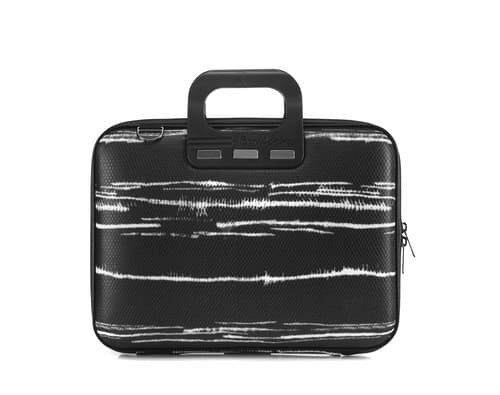 Bolsa Mediobombata Black & White Black + B00003