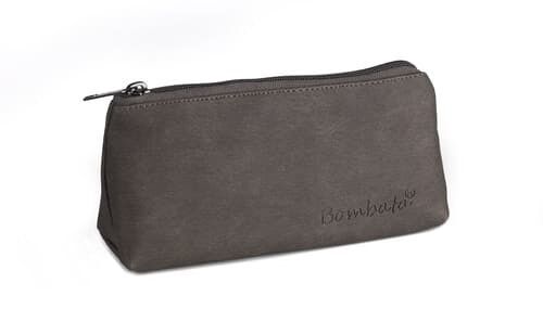 Estuche Bombata Denim Triangle Pen Case Dark Brown