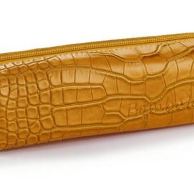 Bombata Pen Case Cocco Saffron Yellow