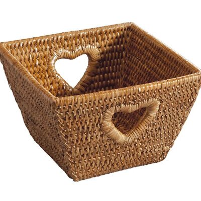 Beguin Honey flared heart basket