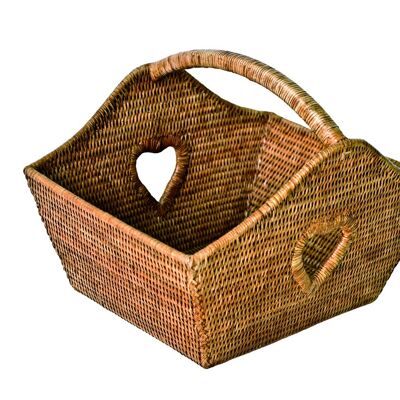 Heart basket MM Kiss Honey