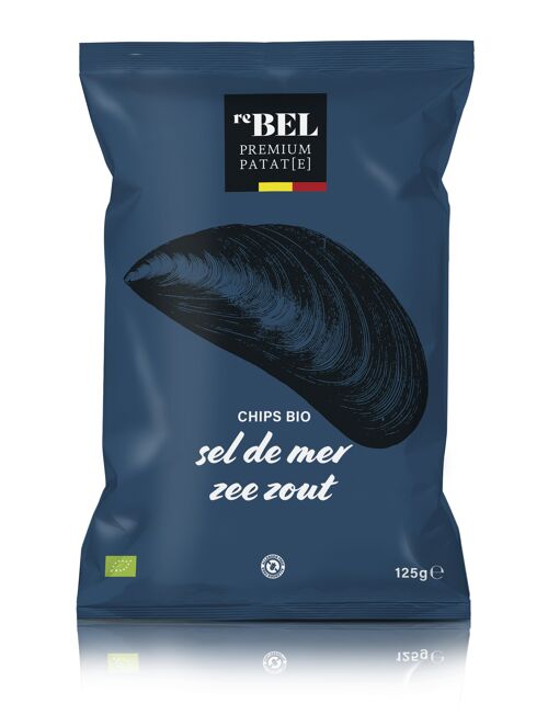 ReBEL chips premium & bio - sel de mer 125g*