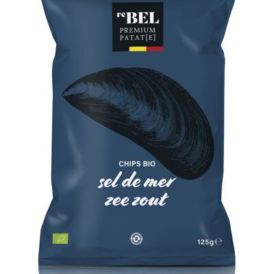ReBEL chips premium & bio - sel de mer 125g*