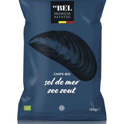 Patatas fritas orgánicas y premium ReBEL - sal marina 125g*