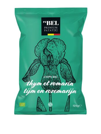 ReBEL chips premium & bio - thym/romarin125g* 1