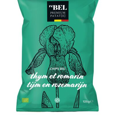 ReBEL premium & organic crisps - thyme/rosemary125g*