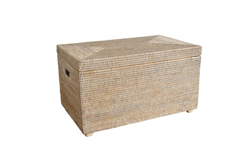 Scatola di rinforzo in legno bianco ceruse Croisières