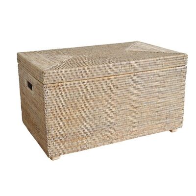 White ceruse wooden reinforcement box Croisières
