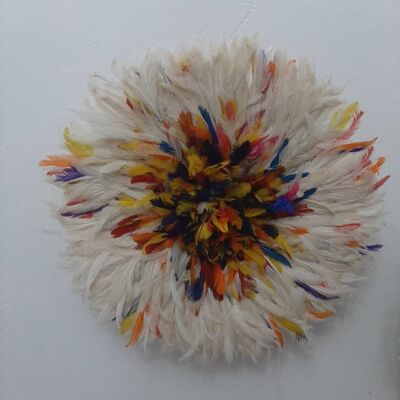 Juju hat interior multicolored outline white 60 cm