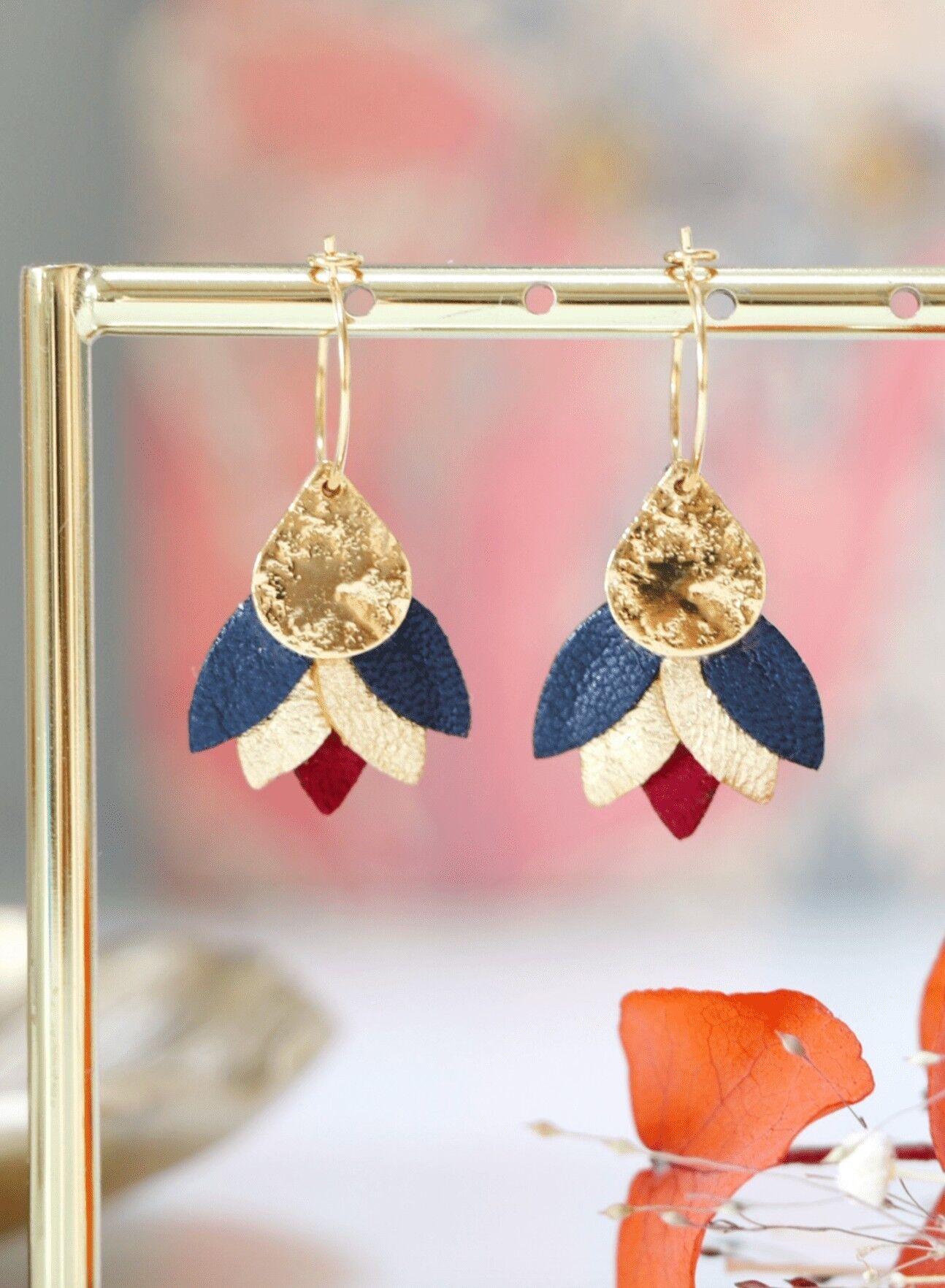 Orecchini Amour - Notte cangiante, Carmine