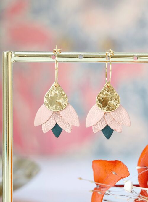 Boucles d'oreilles Amour - Terracotta, Sapin