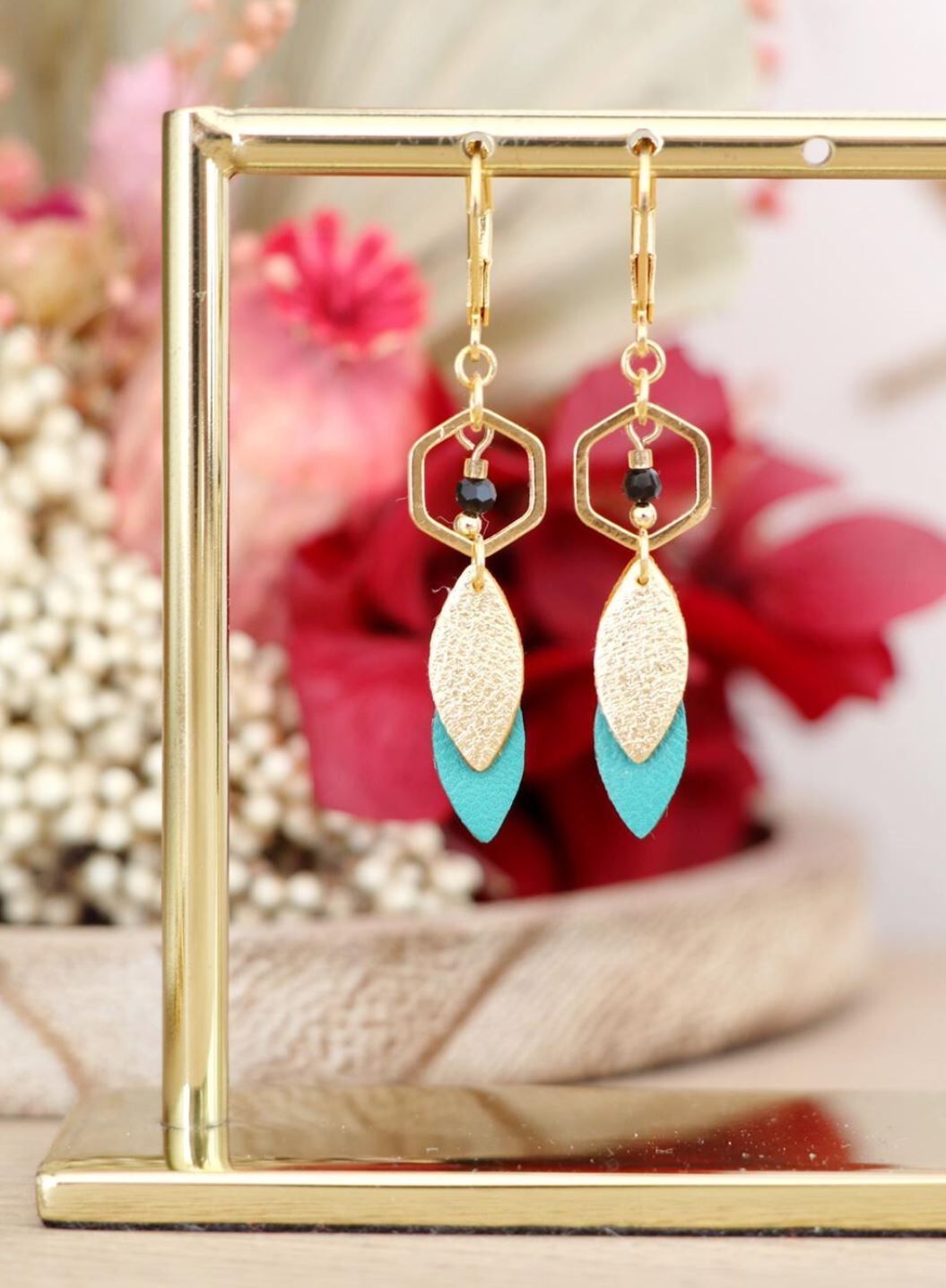 Orecchini giugno - Turchese