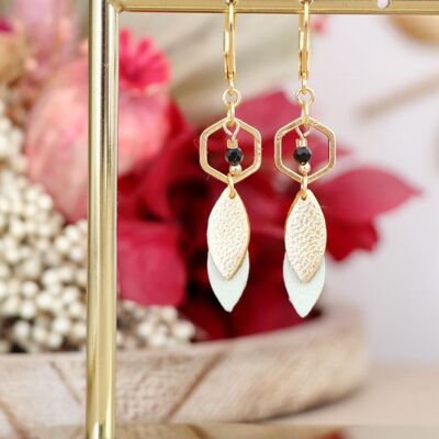 Pendientes June - Verde pálido
