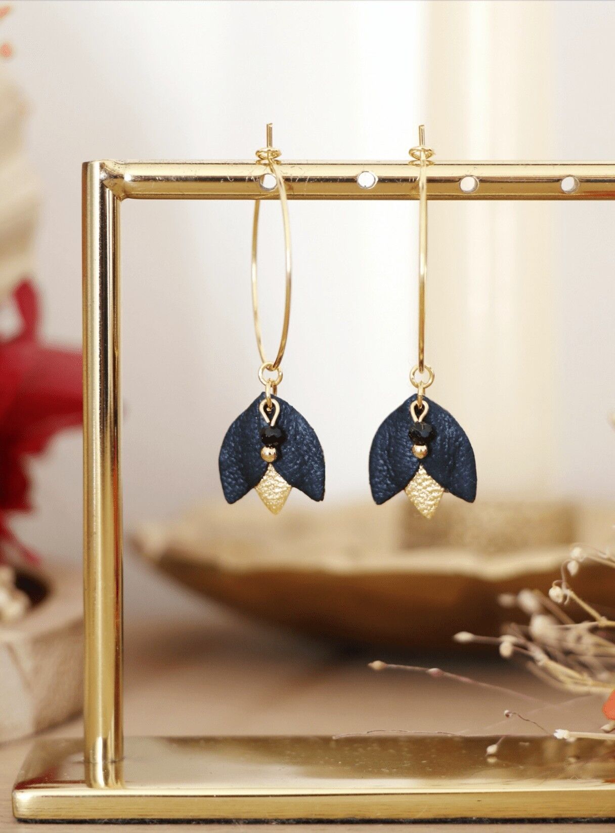 Orecchini Koura - Notte iridescente