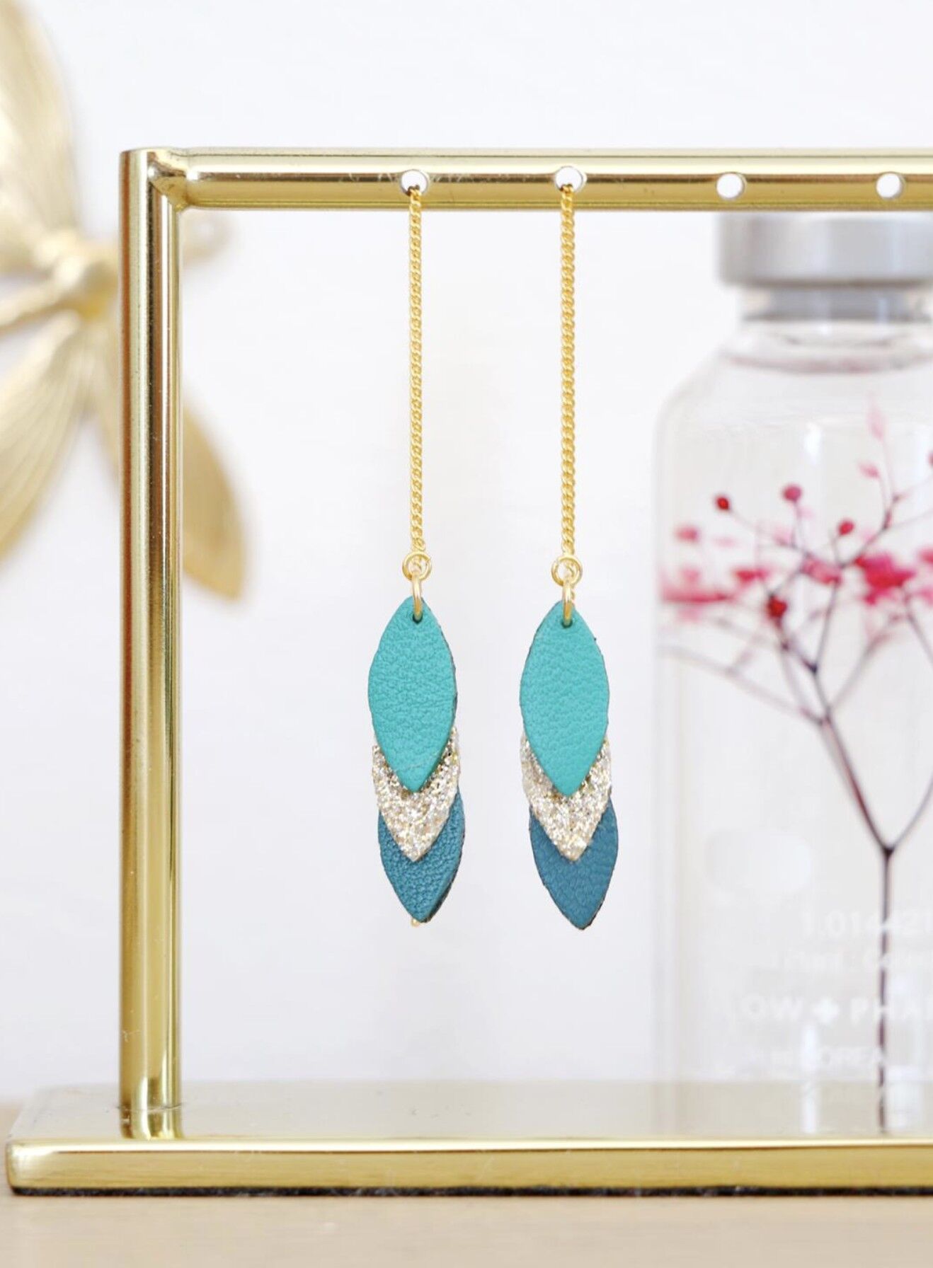 Orecchini Volta - Smeraldo, Anatra