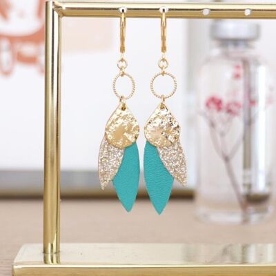 Boucles d'oreilles Volga - Emeraude