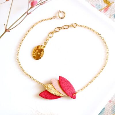 Casamance Bracelet - Raspberry, Terracotta