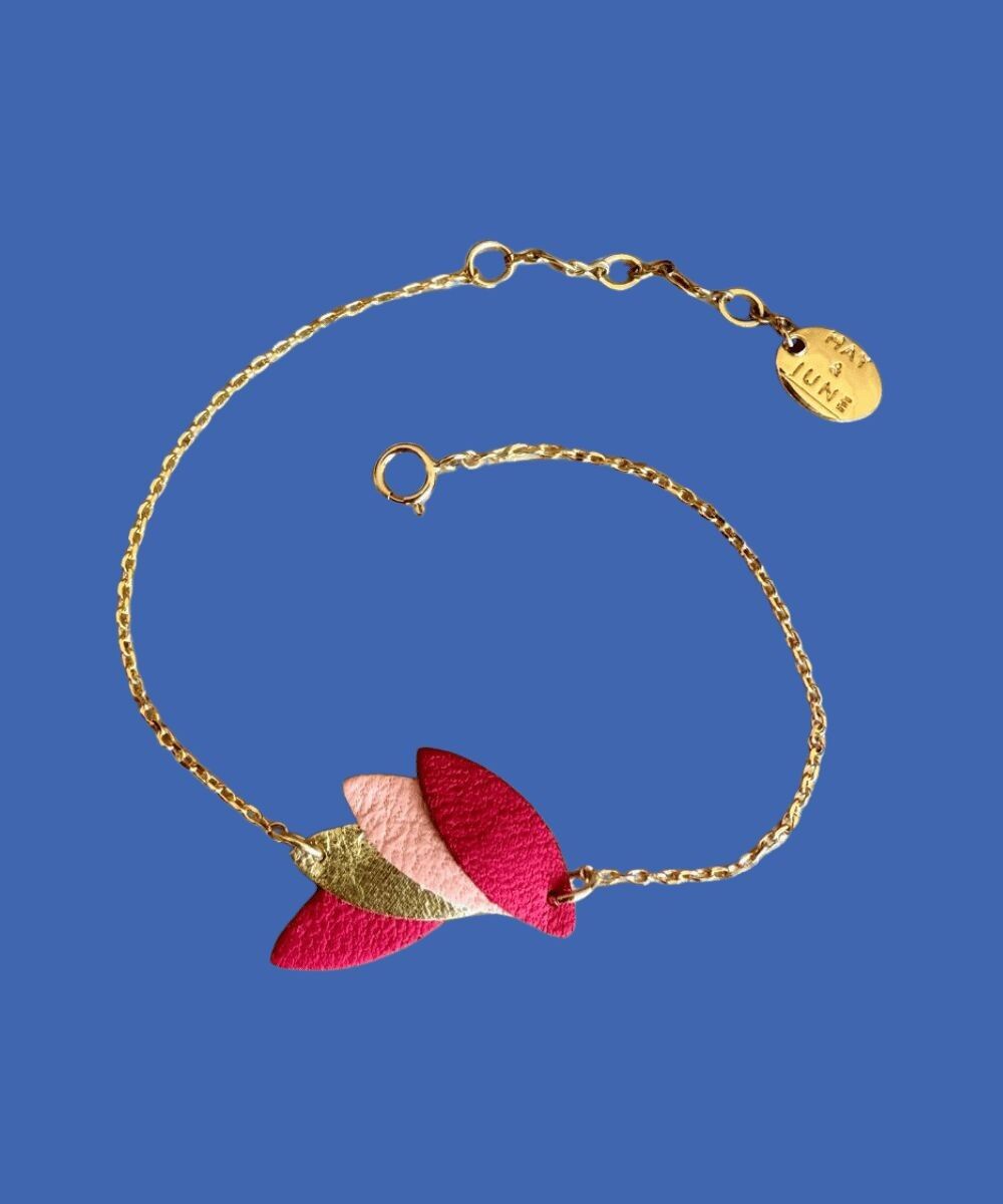 Bracciale Casamance - Lampone, Terracotta