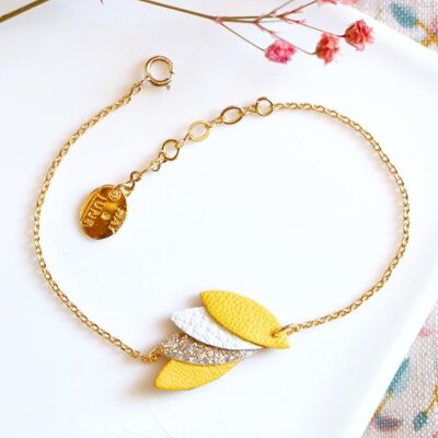 Casamance Bracelet - Canary, White