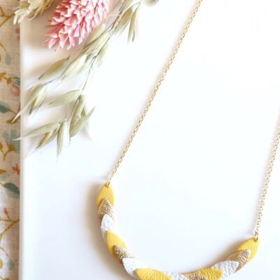 Volta Necklace - Canary, White