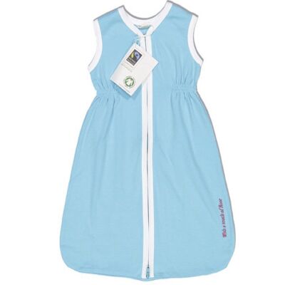 Sleep sack, turquoise - white - 90 cm