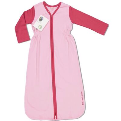 Sleep sack with sleeves, pink - fuchsia - 70 cm
