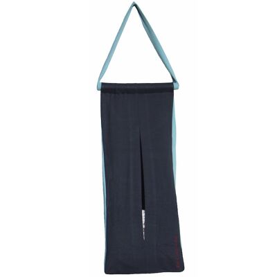 Diaper bag / storage bag, navy -  turquoise