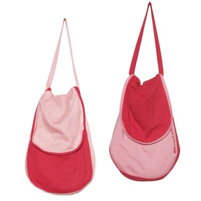 Pyjama bag / storage bag, pink - fuchsia
