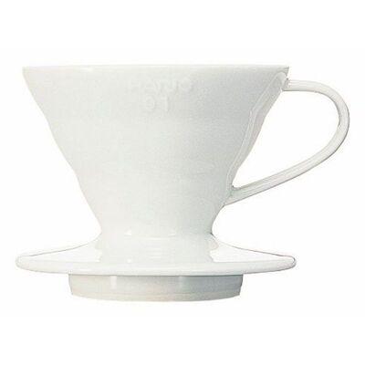 Hario v60 Coffee Dripper (01 - White Ceramic) / SKU097