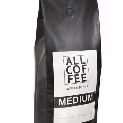 All Coffee - Medium Coffee Beans (1kg) / SKU124