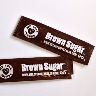 We Love Coffee Brown Sugar Sticks (1x1000) / SKU130