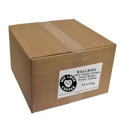 Bulldog 100% Single Origin Costa Rican Filter Coffee 24 x 175g / SKU187