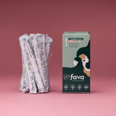 ORGANIC COTTON tampons with applicator - Super flow